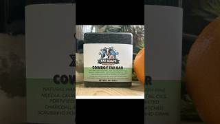Our take on a pine tar bar! #fatsoaps #coldprocesssoapmaking #pinetar #pinetarsoap #soap