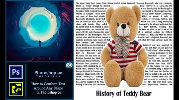 How to Conform Text Around Any Shape in Photoshop cc