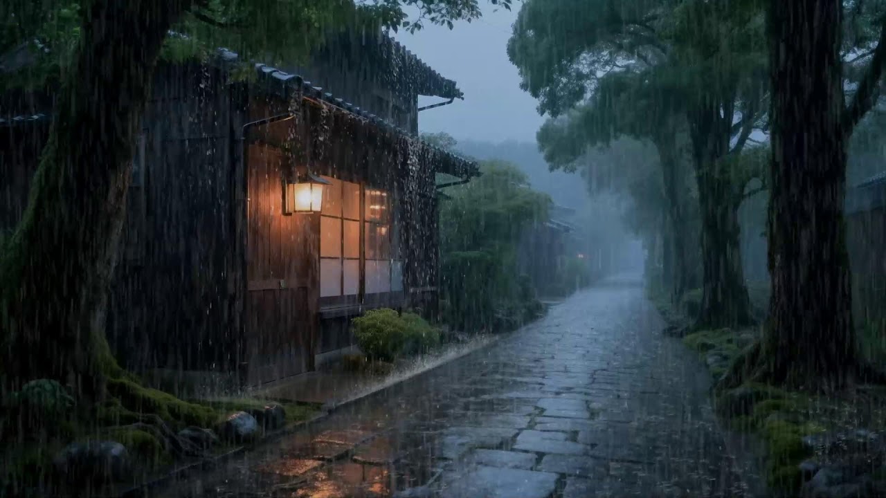 Steady Rain Through Midnight – Calm Sleep Atmosphere for Deep Emotional Healing