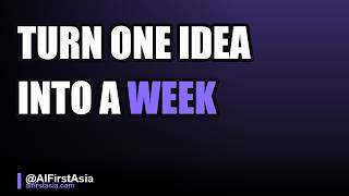 Turn One Idea Into a Week of Content With AI