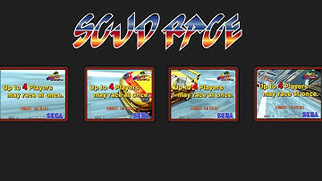 Scud Race  - 4 Player Panoramic attract mode using Supermodel Network