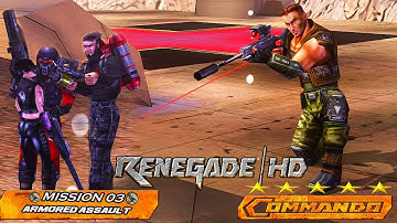 C&C Renegade - Mission 3 - Upscale 4K Textures - 5 Star Commando Difficulty - Armored Assault