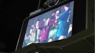 PSY Gangnam Style Wins Dodger Stadium Juke Box Vote Again 92812  3rd Time in a Row