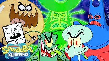 Every SpongeBob Villain Ever! | Ultimate Bad Guys Compilation | @SpongeBobOfficial