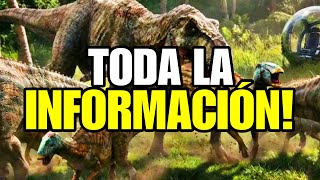 ⚠️Lista COMPLETA de DINOSAURIOS de ISLA NUBLAR | Fauna de isla Nublar