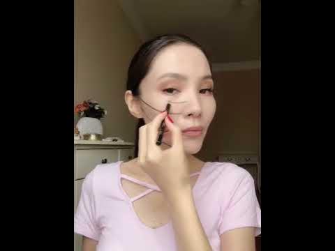 Массажные линии на лице - YouTube