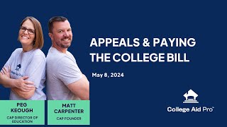 Appeals and Intro to Direct Loans with Matt Carpenter and Peg Keough 5.8.24