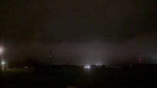 Vivid Lightning Storm With Intense Clouds at 3 AM!