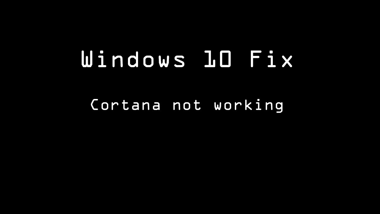 cortana microsoft word not working windows 10