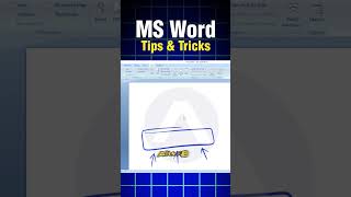 MS Word की Amazing Trick 🔥 #msword #computercourse #shorts #msoffice #wordtutorial #computerclass