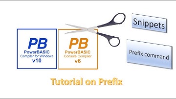PowerBasic Snippets - Tutorial on the Prefix command