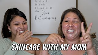 Doing My Moms Skincare|Brittney Kay