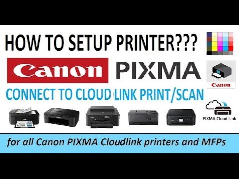 How to Setup Canon PIXMA to Cloud Link with Canon PRINT Inkjet Selphy App - YouTube