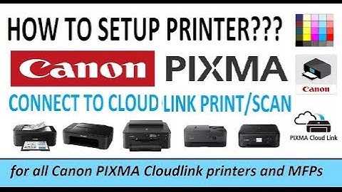 How to Setup Canon Wifi PIXMA to Cloud Link with Canon PRINT Inkjet Selphy App