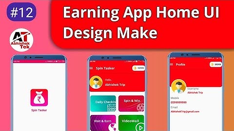 #12 How to make Earning app in sketchware, Earning app UI Design, earning app, sketchware pro