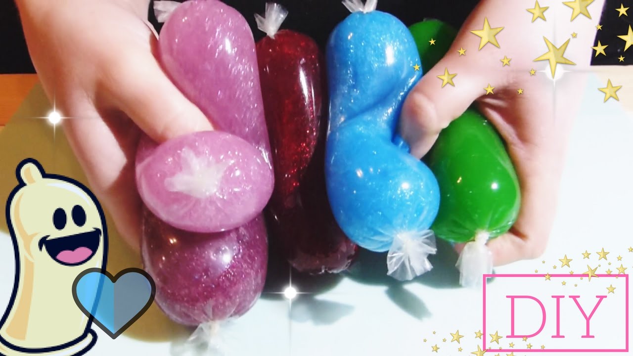 ⭐️diy Asmr ⭐️ Condoms Slime Amazing Stress Balls