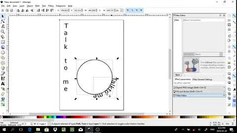 Wrapping Text Around A Circle in Inkscape