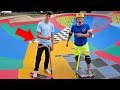 CHALLENGING a RANDOM KID for a GAME OF SCOOT🛴🔥‼️