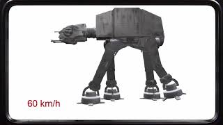 Animation: How Fast is an Imperial AT-AT Walker | STAR WARS