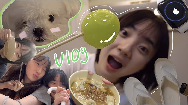 vlog | 유학 준비물 리스트업 | 노스페이스 수영복 쇼핑 | 명동 칼국수 먹고 애플스토어 | 탕후루 asmr | 마이크로 SD카드 맥북 연결 | 넷플릭스 서치2