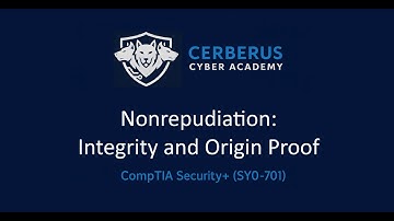Nonrepudiation: Integrity and Origin Proof in 2 minutes! – CompTIA Security+ (SY0-701)