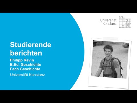 Studierende berichten: Philipp Revin, B.Ed. Geschichte