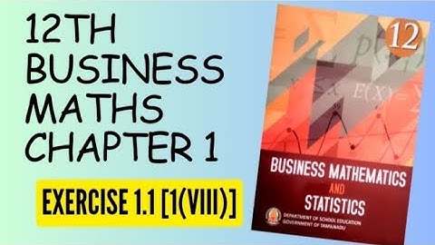 Applications of matrices and determinants 12th Business maths Chapter- 1 Exercise 1.1 (viii)