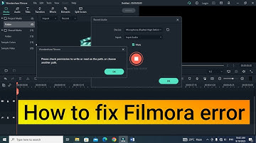 How to fix filmora Read Write permission error in Filmora 10  | Fix Filmora 10 error in windows 10