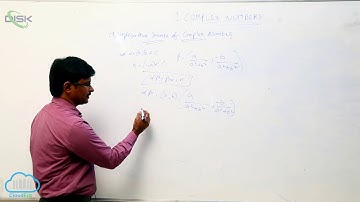 Complex numbers as an ordered pair of real numbers || Mult inv of complex numbers || Disk Telangana