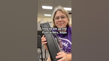 Flute - How to put together and hold #flute #howto #band #bandinstrument #banddirector