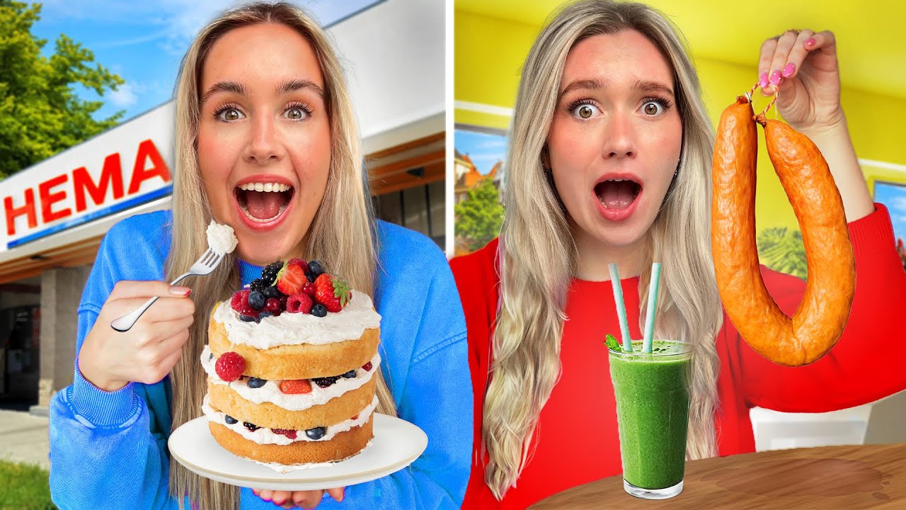 24 UUR HEMA EETCHALLENGE!😰