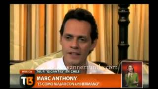 CHAYANNE Y MARC ANTHONY TOUR GIGANTE2 EN CHILE 2012