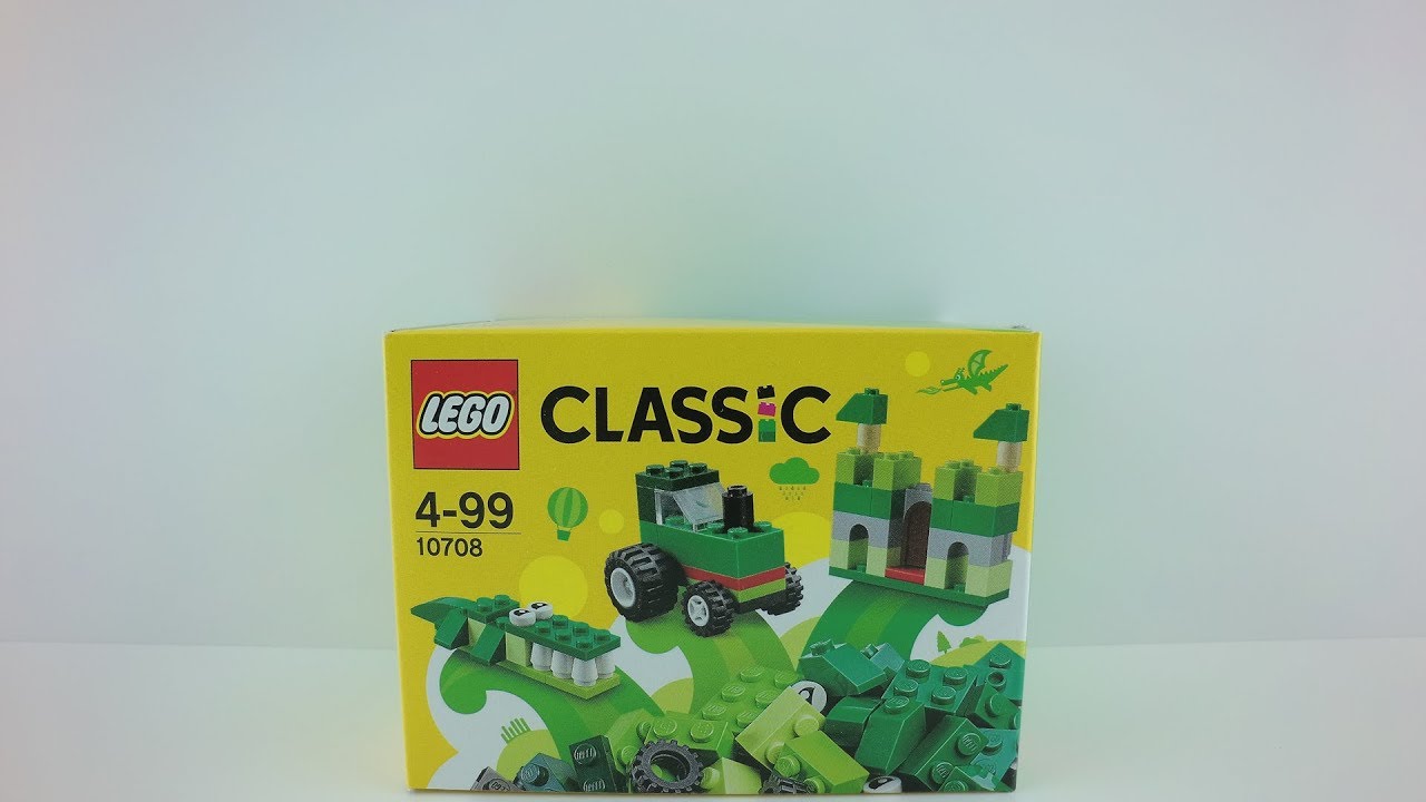 10708 LEGO® Classic Set Green Creativity Box Unboxing 4k by Brickmanuals