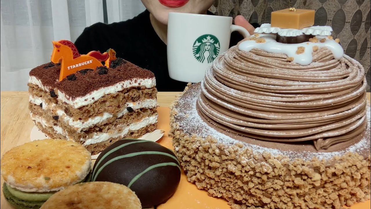 🐴붉은말 🥕당근밭케이크 & 카라멜 몽블랑 🍧赤い馬 にんじん畑ケーキ & キャラメルモンブラン