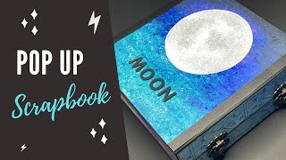 Pop Up Scrapbook Moon / Galaxy || Best Popup Ideas