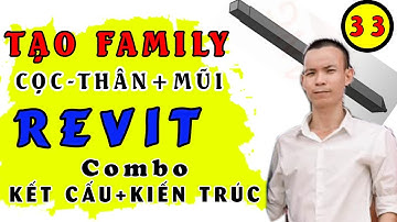 Tạo family cọc trong Revit | Tự học revit | Revit kết cấu | Revit kiến trúc | BIM Edu #33