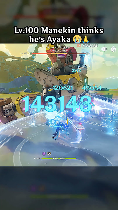 LV.100 MANEKIN THINKS HE’S AYAKA 😭🙏