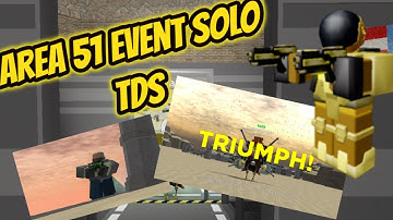 HOW TO SOLO AREA 51 EVENT | Roblox Tower Defense Simulator #1