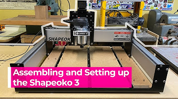 Assembling and Setting up the Shapeoko 3 (Stop motion)
