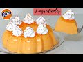 GELATINA DE REFRESCO, SABOR NARANJA Y QUESO CREMA SÓLO 3 INGREDIENTES