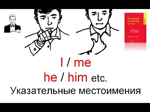 Указательные (объектные) местоимения "Я - меня, мне..."