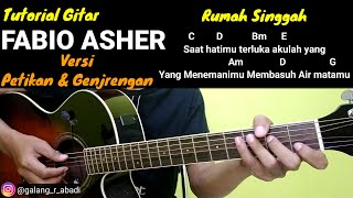 Video thumbnail of "(Tutorial Gitar) Rumah Singgah - Fabio Asher | Chord , Petikan Dan Genjrengan"