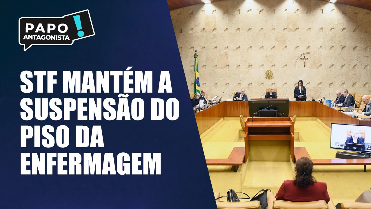 STF forma maioria para manter suspensão do piso da enfermagem - YouTube