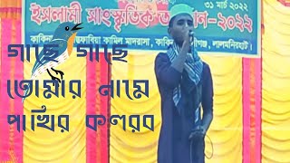 গাছে গাছে তোমার নামে পাখির কলরব । Gache gache tomar name bangla Islamic song । tawhid hamim