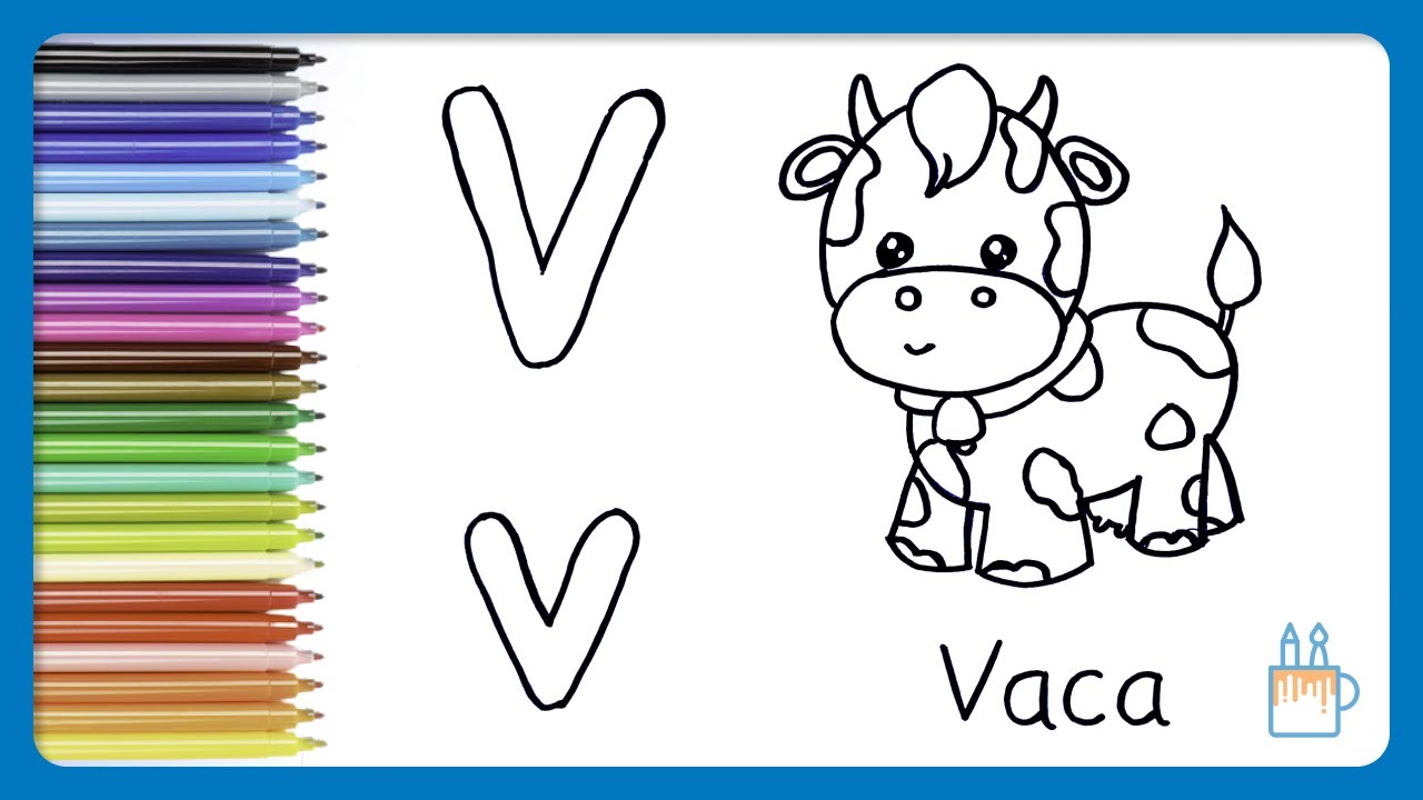 Desenhos para Colorir Online: Pintar a vaca