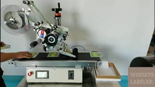 WINSKYS ST-520 AUTO mini desktop paper card labeling machine for daily industry