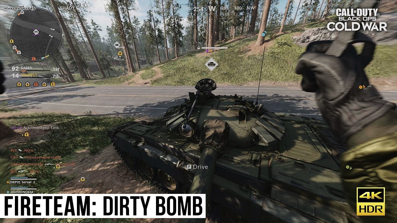 COD Black Ops Cold War Fireteam Dirty Bomb Gameplay [9th Tempest