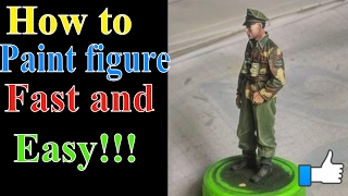 FIGURE PAINTING - Flesh painting  and camuflage .  part 1