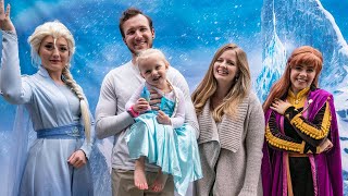 JUNIPER'S 3RD BIRTHDAY!! Frozen Themed Birthday Party with Elsa and Ana!