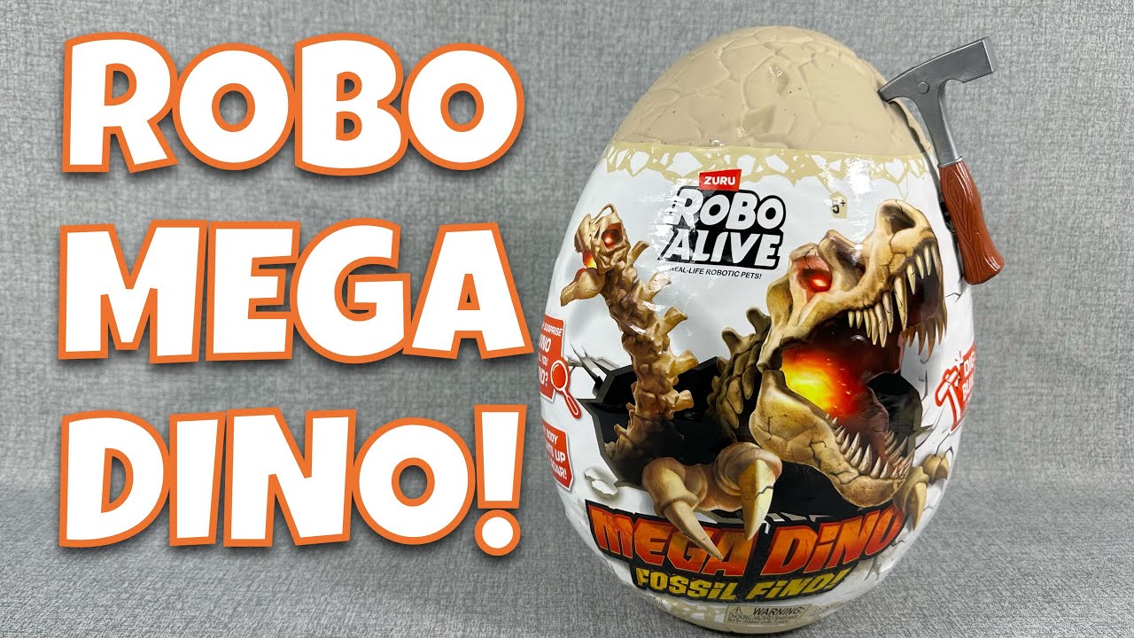 ZURU Robo Alive Mega Dino Fossil Find Opening and Review!
